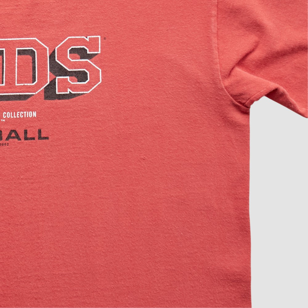 Cincinnati Reds Majestic 2002 T-Shirt - Red - XVintage T-shirts