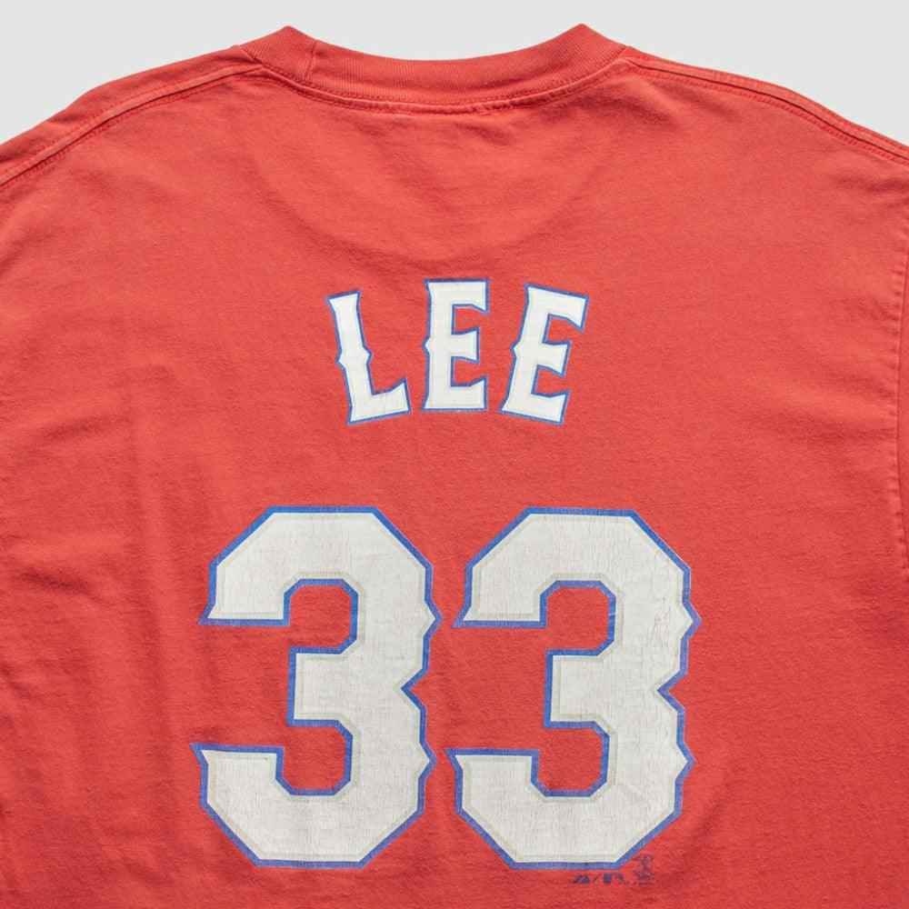 Texas Rangers Majestic 2010 T-Shirt - Red - Vintage T-shirts