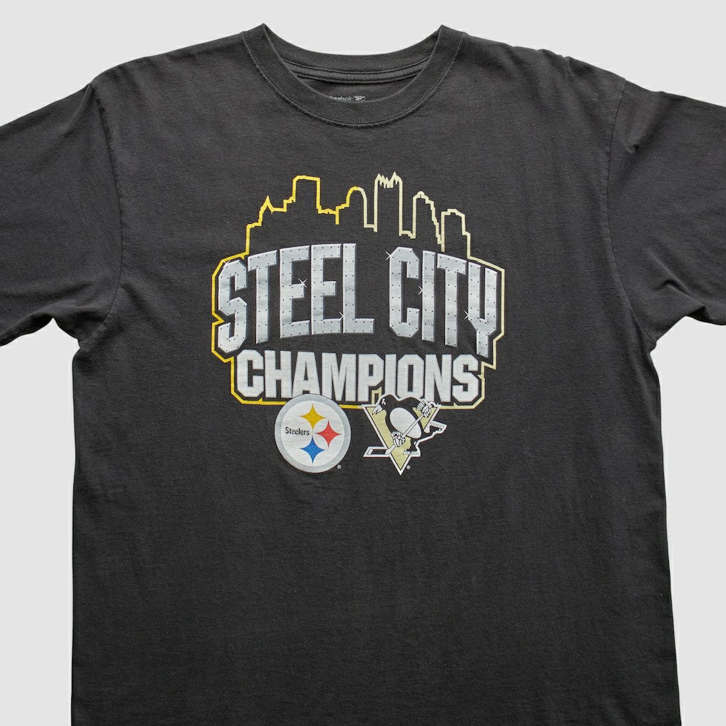 Pittsburgh Steelers Reebok 2009 T-Shirt - Black T-shirts