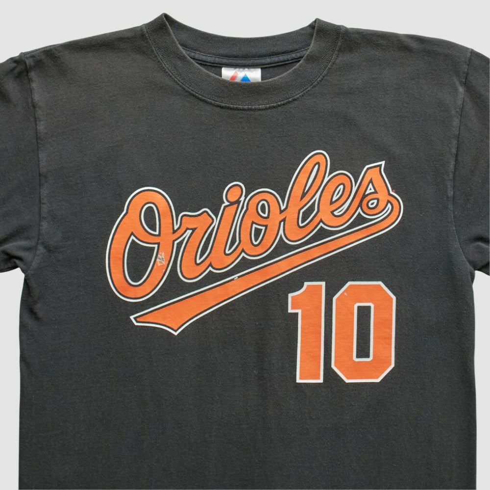 Baltimore Orioles Majestic 2000s T-Shirt - Black - Vintage T-shirts