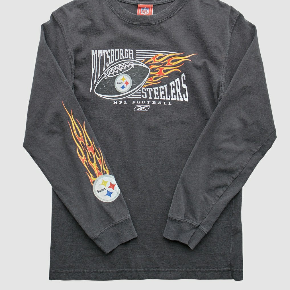 Pittsburgh Steelers NFL 2000s T-Shirt - Gray T-shirts
