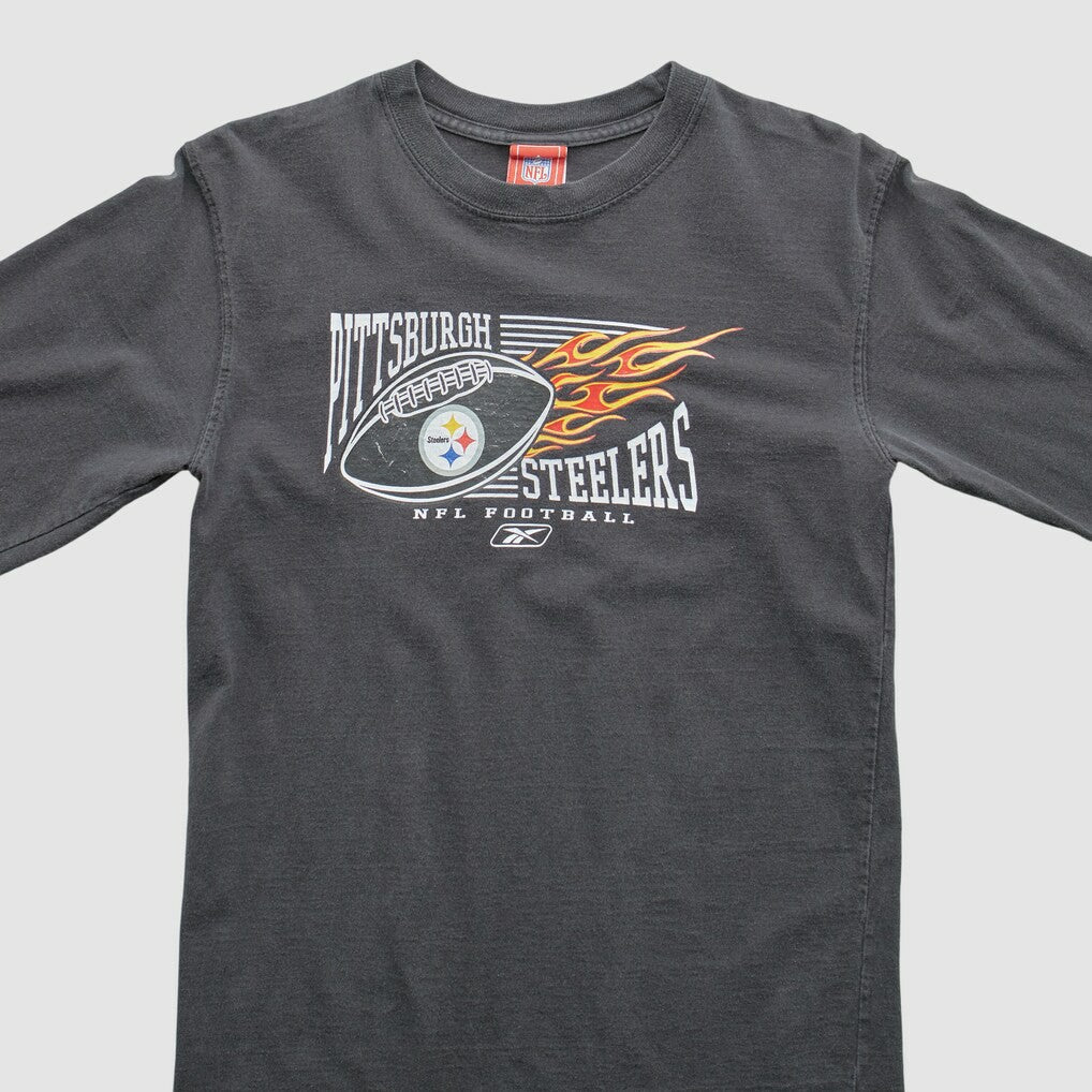 Pittsburgh Steelers NFL 2000s T-Shirt - Gray T-shirts