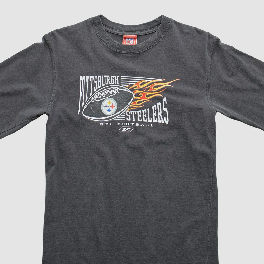 Pittsburgh Steelers NFL 2000s T-Shirt - Gray T-shirts