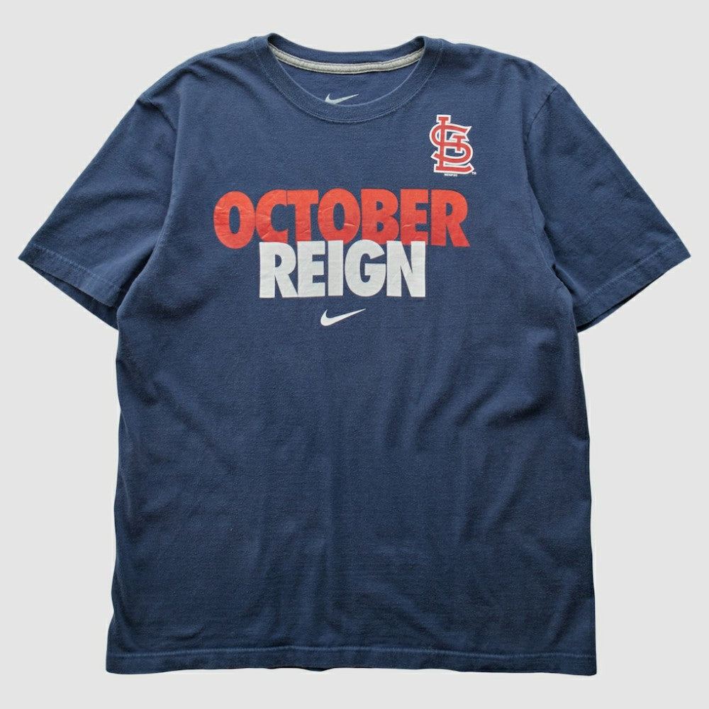 St. Louis Cardinals Nike 2013 T-Shirt - Navy - Vintage T-shirts