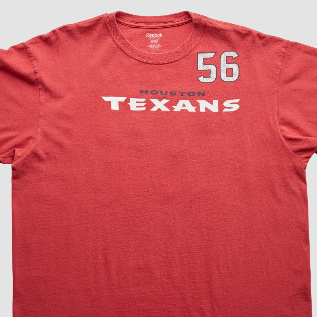 Houston Texans Reebok 2000s T-Shirt - Red T-shirts