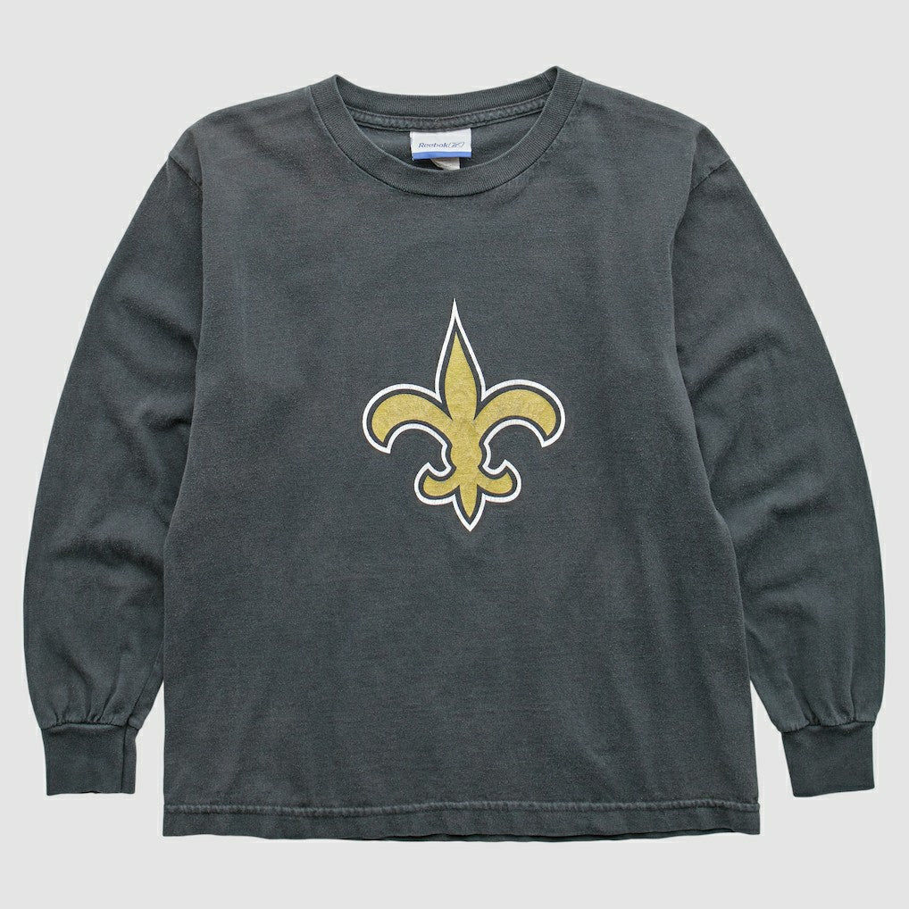 New Orleans Saints Reebok 2000s Long Sleeve T-Shirt - Black T-shirts