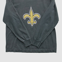 New Orleans Saints Reebok 2000s Long Sleeve T-Shirt - Black T-shirts