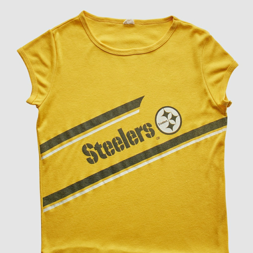 Pittsburgh Steelers 70s T-Shirt - Yellow T-shirts