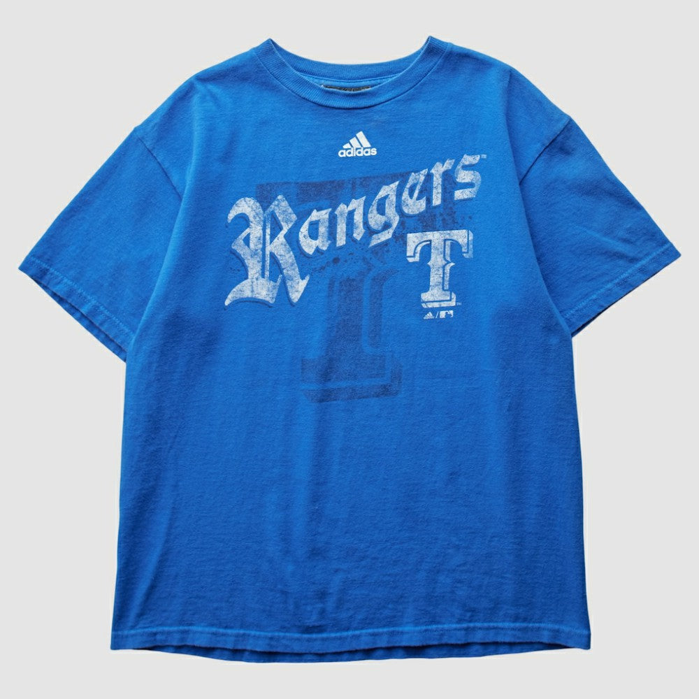 Texas Rangers Adidas 2000s T-Shirt - Blue - XVintage T-shirts