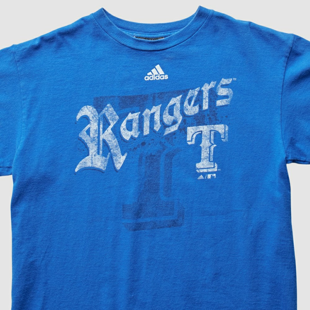 Texas Rangers Adidas 2000s T-Shirt - Blue - XVintage T-shirts