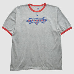 Texas Rangers Majestic 2010 T-Shirt - Heather Gray - XVintage T-shirts