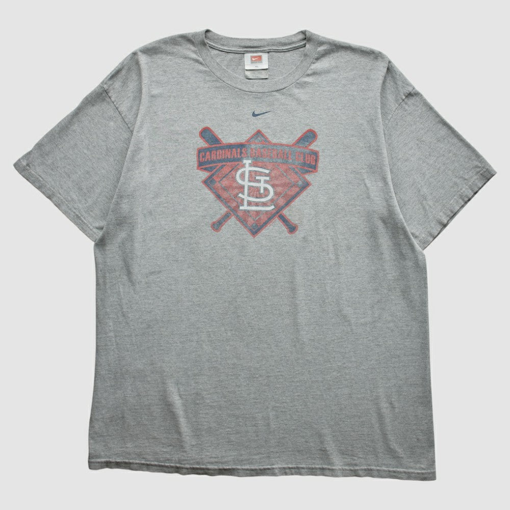 St. Louis Cardinals Nike 2000s T-Shirt - Gray - XVintage T-shirts