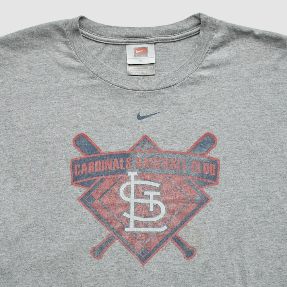 St. Louis Cardinals Nike 2000s T-Shirt - Gray - XVintage T-shirts