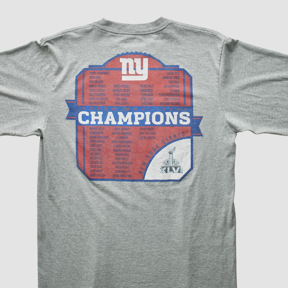 New York Giants Reebok 2012 T-Shirt - Gray T-shirts