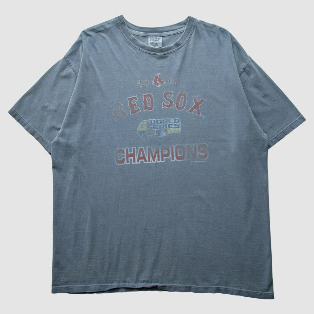Boston Red Sox 2007 T-Shirt - Gray - 2XVintage T-shirts