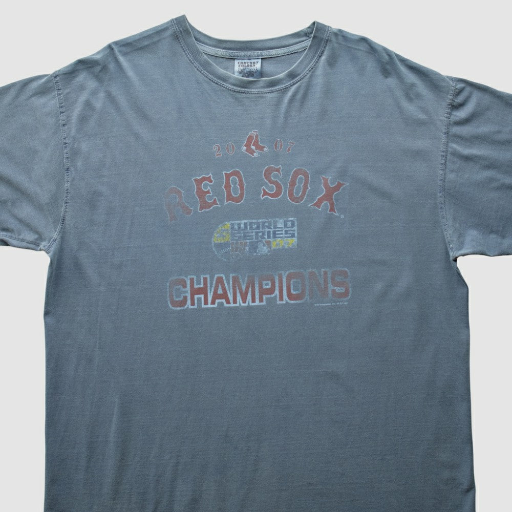Boston Red Sox 2007 T-Shirt - Gray - 2XVintage T-shirts