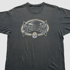 Pittsburgh Steelers 90s T-Shirt - Gray T-shirts