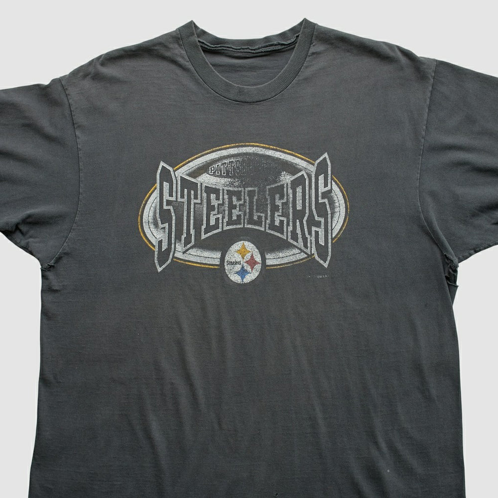 Pittsburgh Steelers 90s T-Shirt - Gray T-shirts