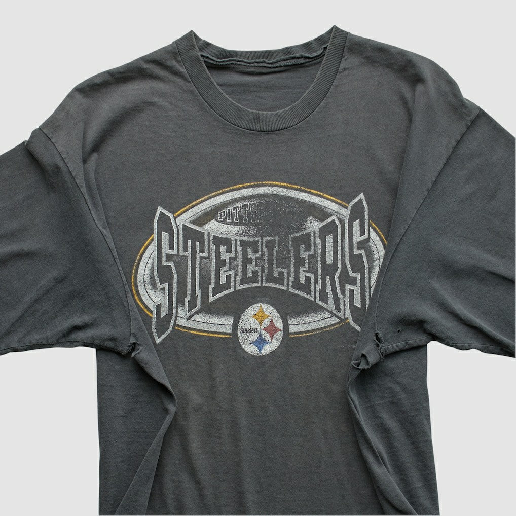 Pittsburgh Steelers 90s T-Shirt - Gray T-shirts