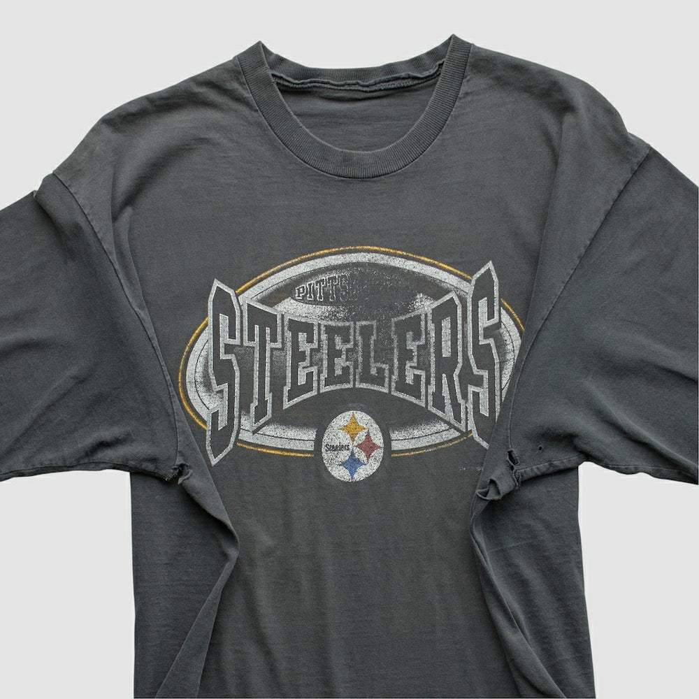Pittsburgh Steelers 90s T-Shirt - Gray T-shirts