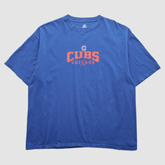 Chicago Cubs Majestic 2009 T-Shirt - Blue - 2XVintage T-shirts