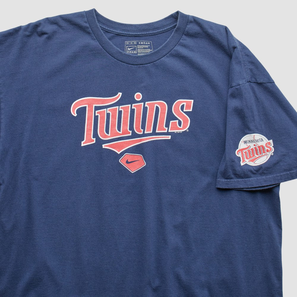 Minnesota Twins Nike 2000s T-Shirt - Navy - XVintage T-shirts