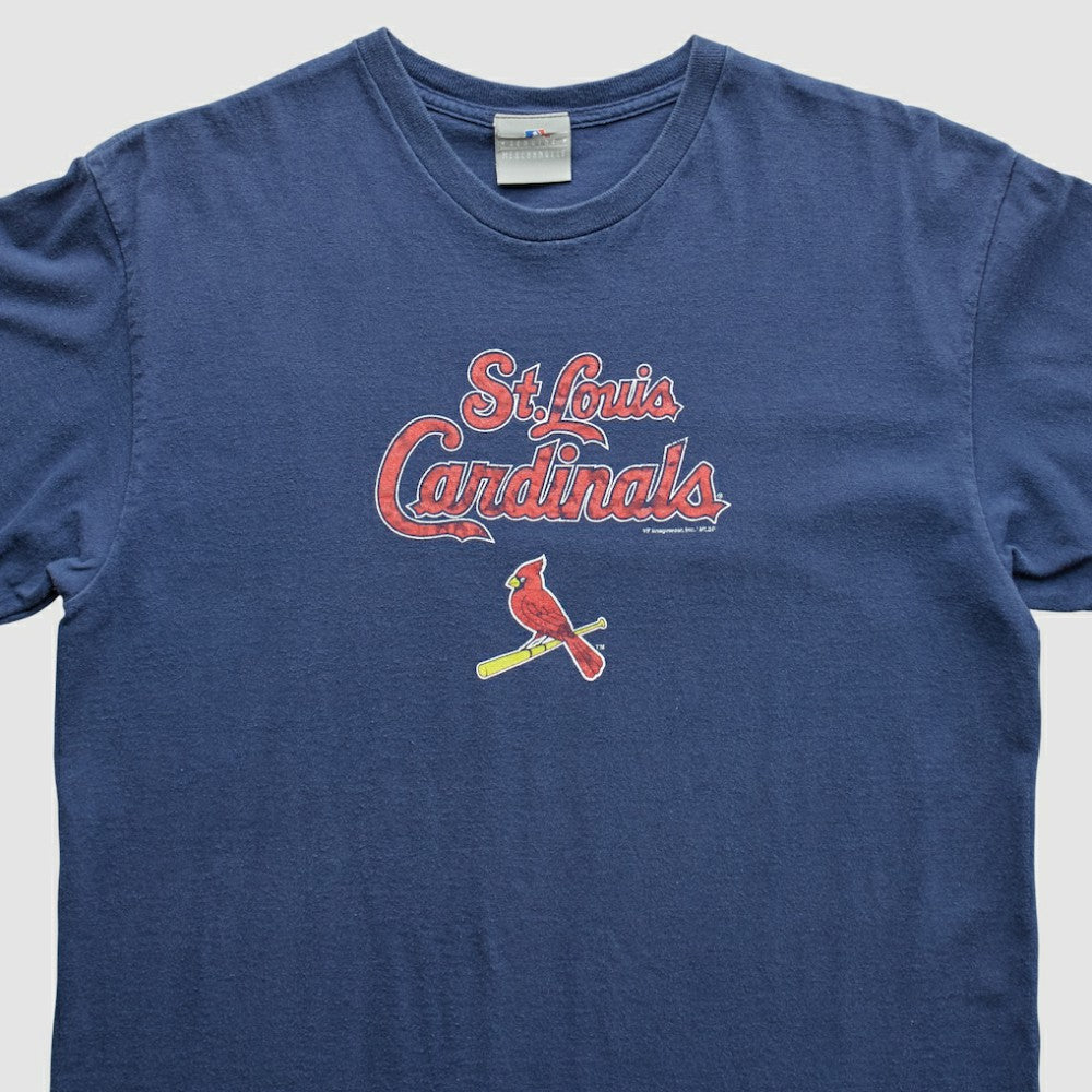 St. Louis Cardinals 2000s T-Shirt - Blue - Vintage T-shirts