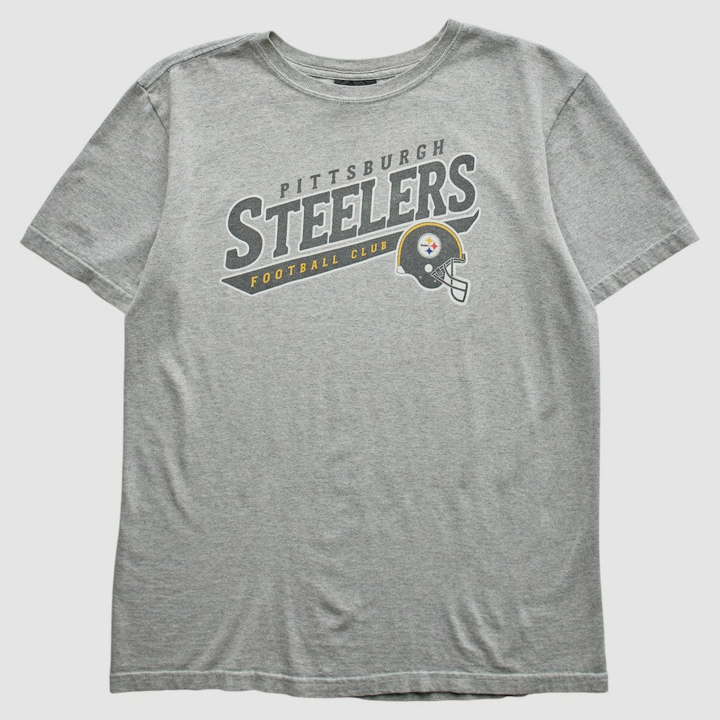 Pittsburgh Steelers Reebok 2000s T-Shirt - Gray T-shirts