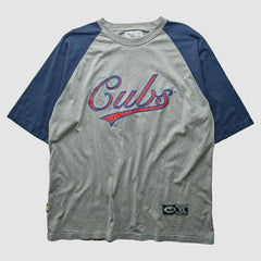 Chicago Cubs Mirage 2000s T-Shirt - Gray - 3XVintage T-shirts