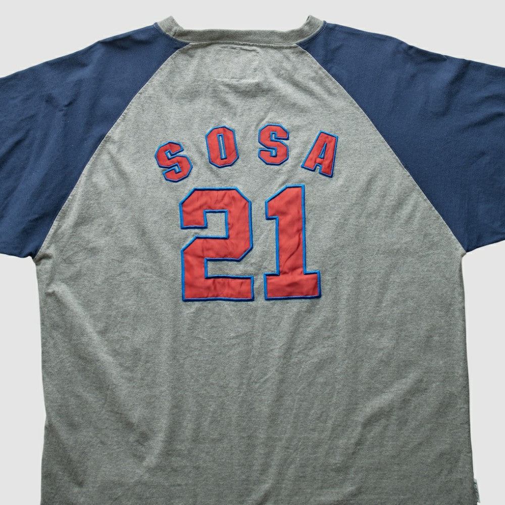 Chicago Cubs Mirage 2000s T-Shirt - Gray - 3XVintage T-shirts