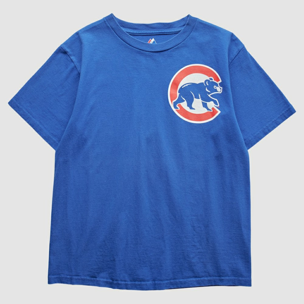 Chicago Cubs Majestic 2000s T-Shirt - Blue - XVintage T-shirts