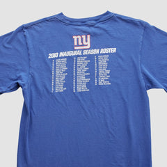 New York Giants 2010 T-Shirt - Blue T-shirts
