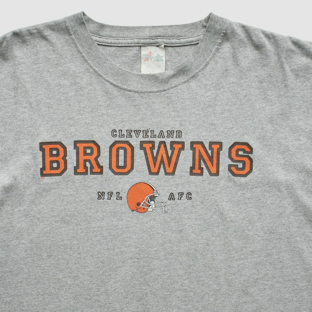 Cleveland Browns Majestic 2000s T-Shirt - Gray T-shirts