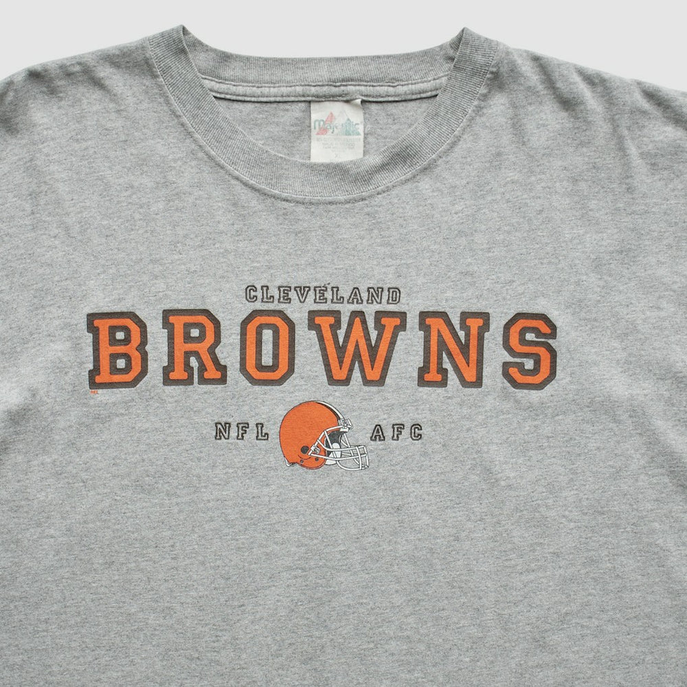 Cleveland Browns Majestic 2000s T-Shirt - Gray T-shirts