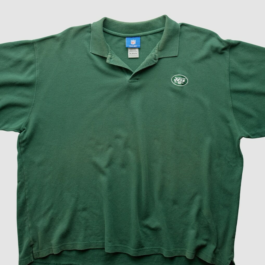 New York Jets Reebok 2000s Polo - Green