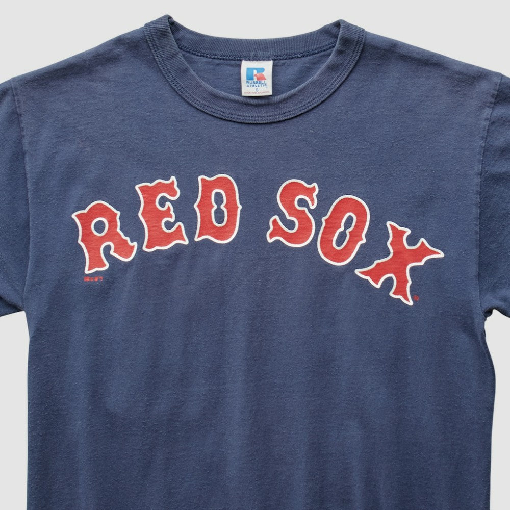 Boston Red Sox Russell 2000s T-Shirt - Navy - Vintage T-shirts