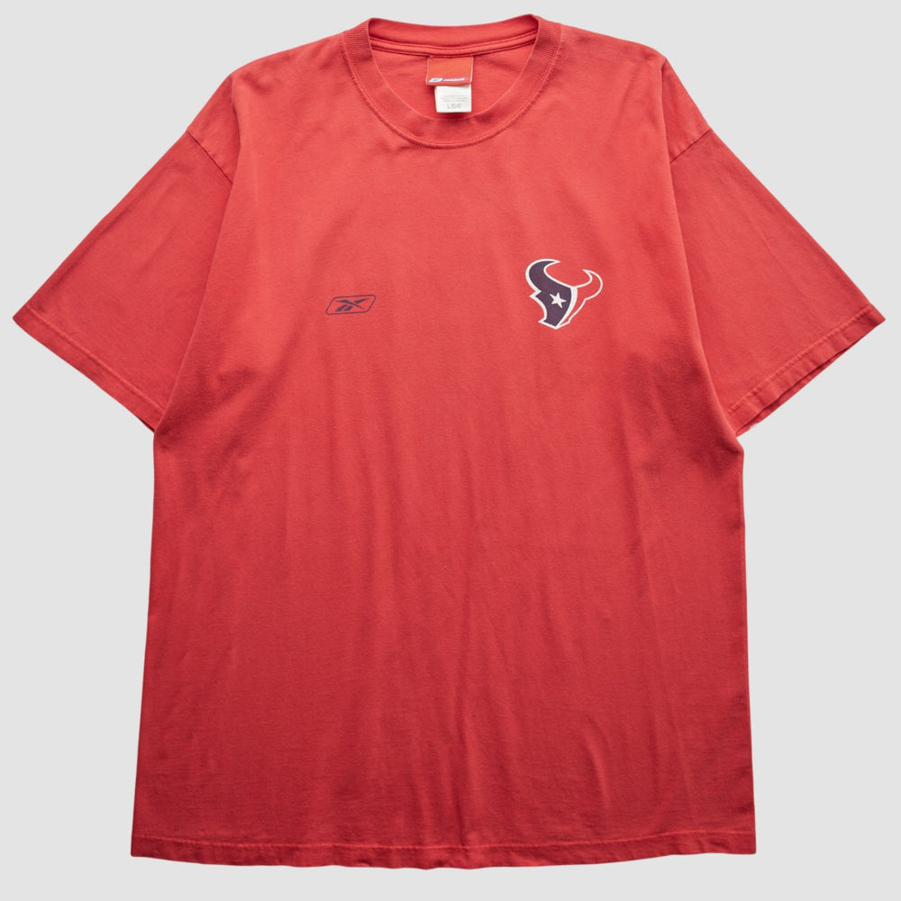 Houston Texans Reebok 2000s T-Shirt - Red T-shirts