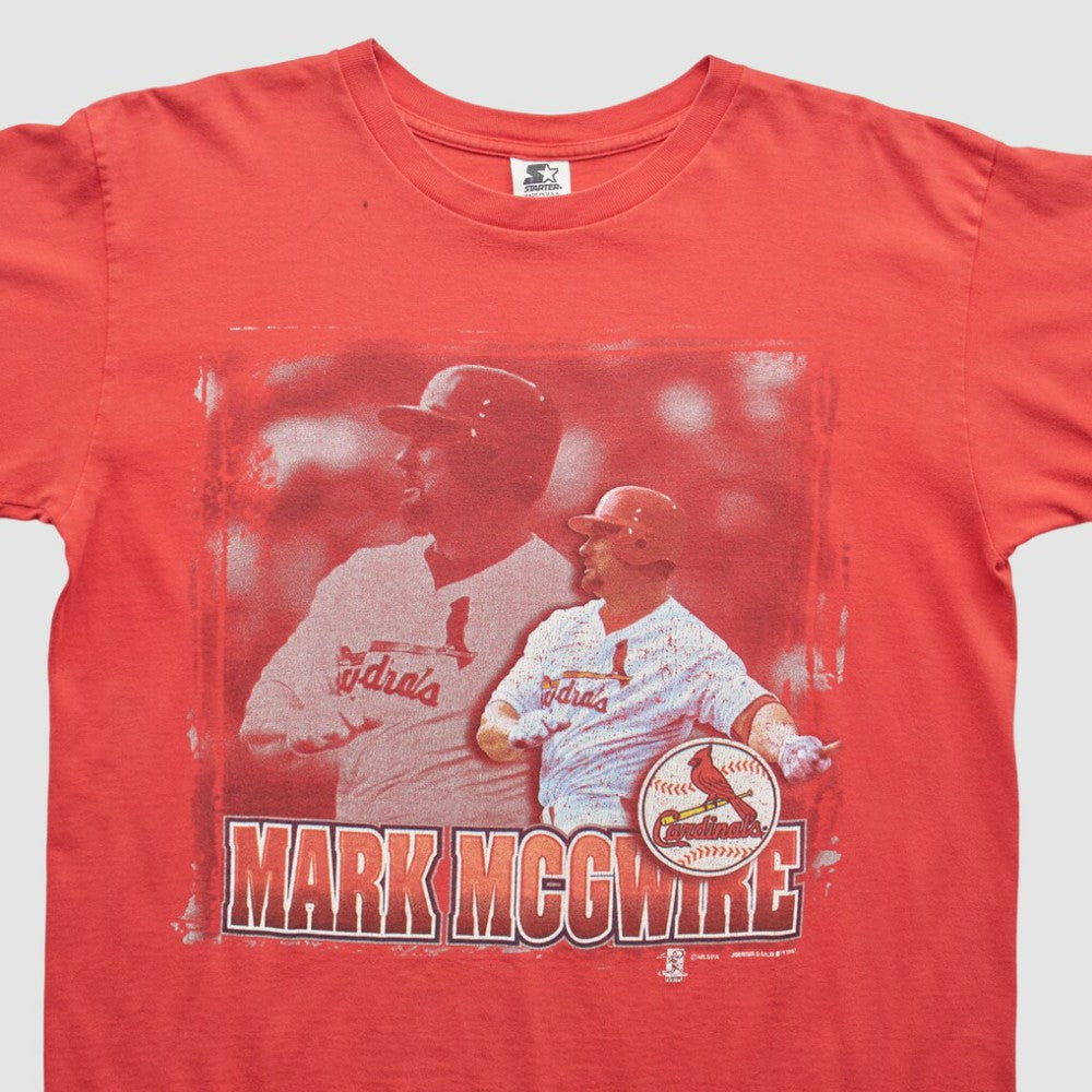 St. Louis Cardinals Starter 1997 T-Shirt - Red - Vintage T-shirts