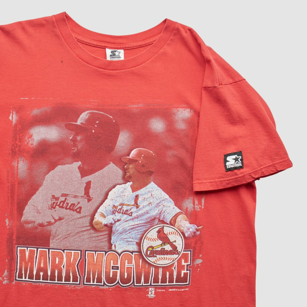 St. Louis Cardinals Starter 1997 T-Shirt - Red - Vintage T-shirts