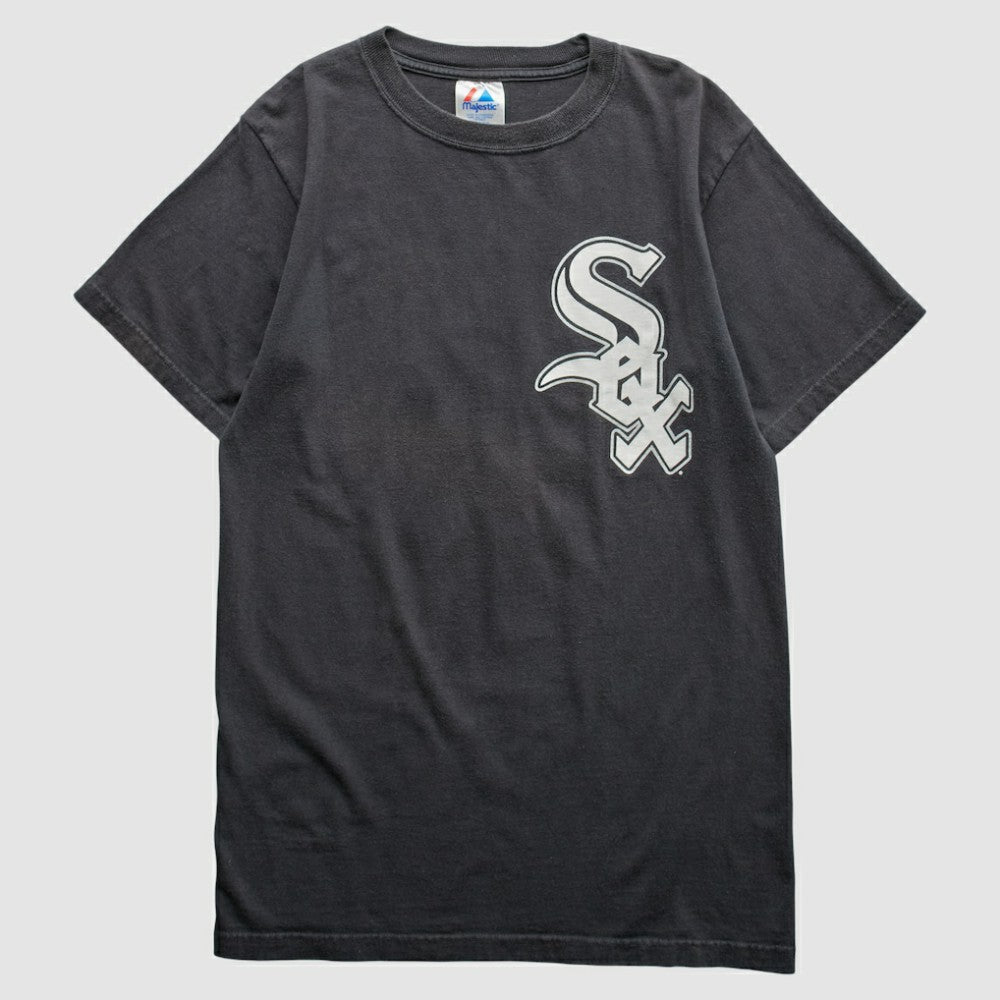 Chicago White Sox Majestic 2000s T-Shirt - Black - Vintage T-shirts