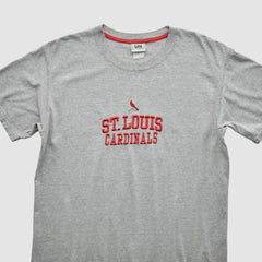 St. Louis Cardinals Lee Apparel 2000s T-Shirt - Gray - Vintage T-shirts