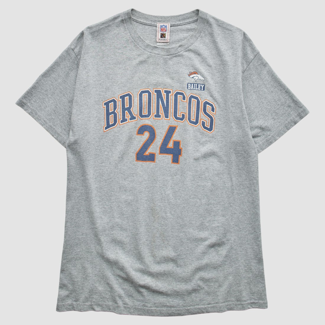 Denver Broncos NFL 2000s T-Shirt - Gray T-shirts