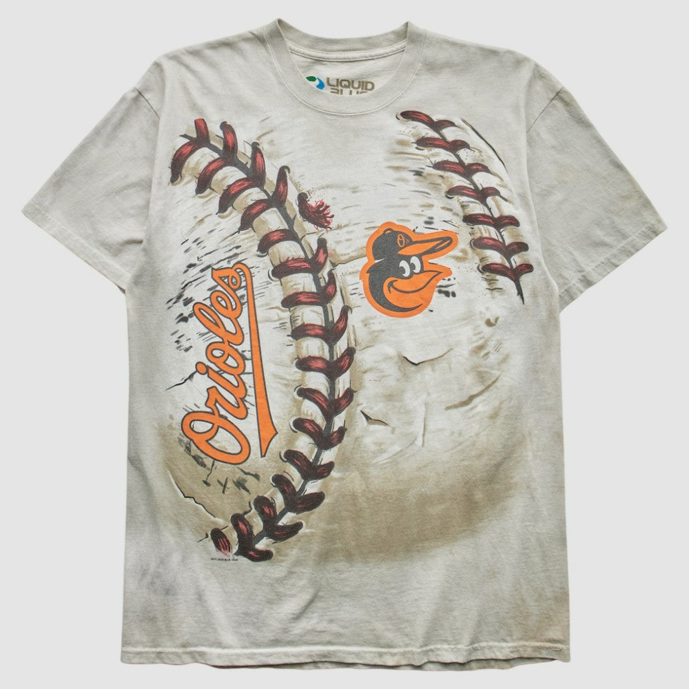 Baltimore Orioles Liquid Blue 2014 T-Shirt - Beige - Vintage T-shirts