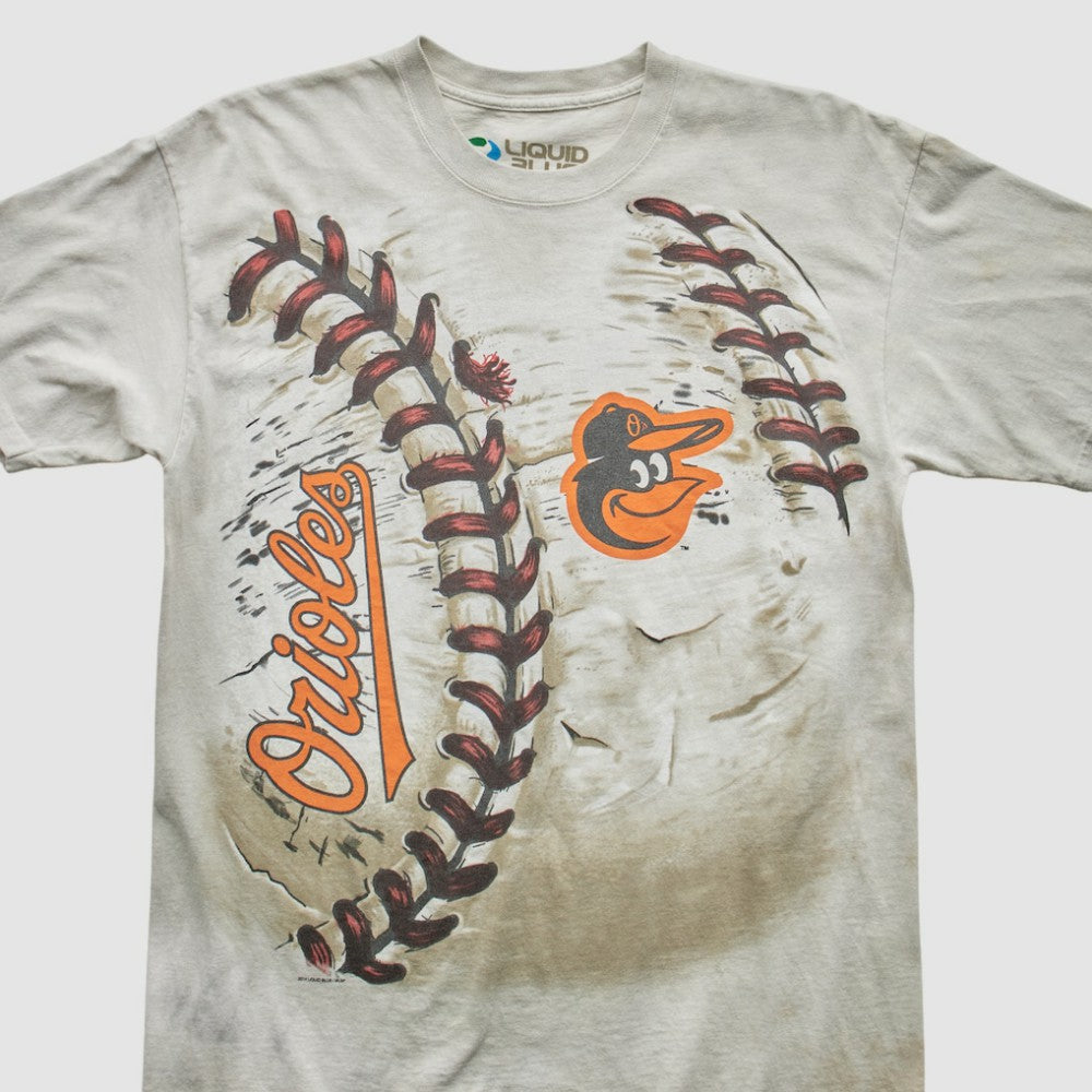 Baltimore Orioles Liquid Blue 2014 T-Shirt - Beige - Vintage T-shirts