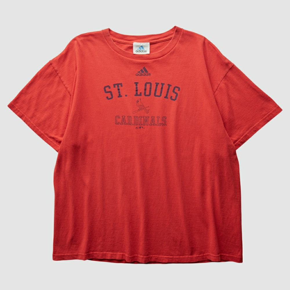 St. Louis Cardinals Adidas 2004 T-Shirt - Red - Vintage T-shirts