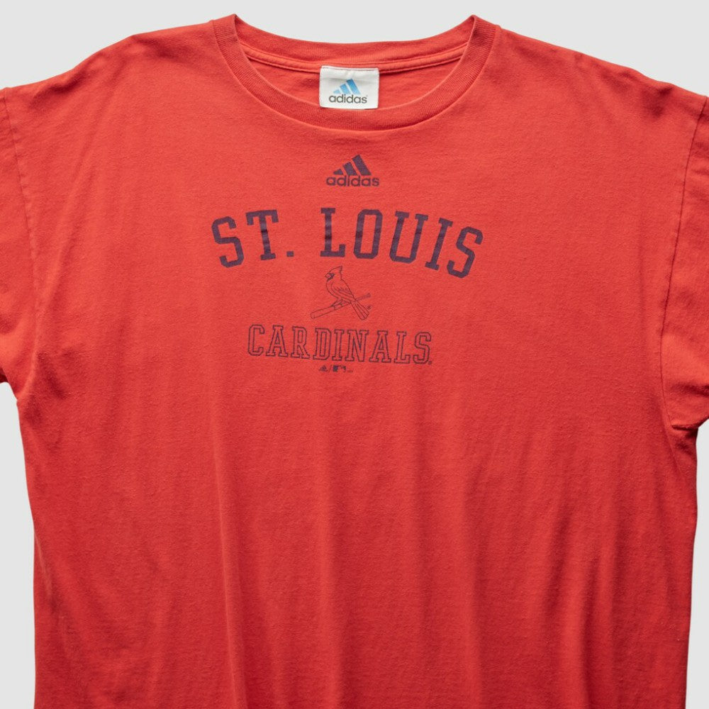 St. Louis Cardinals Adidas 2004 T-Shirt - Red - Vintage T-shirts