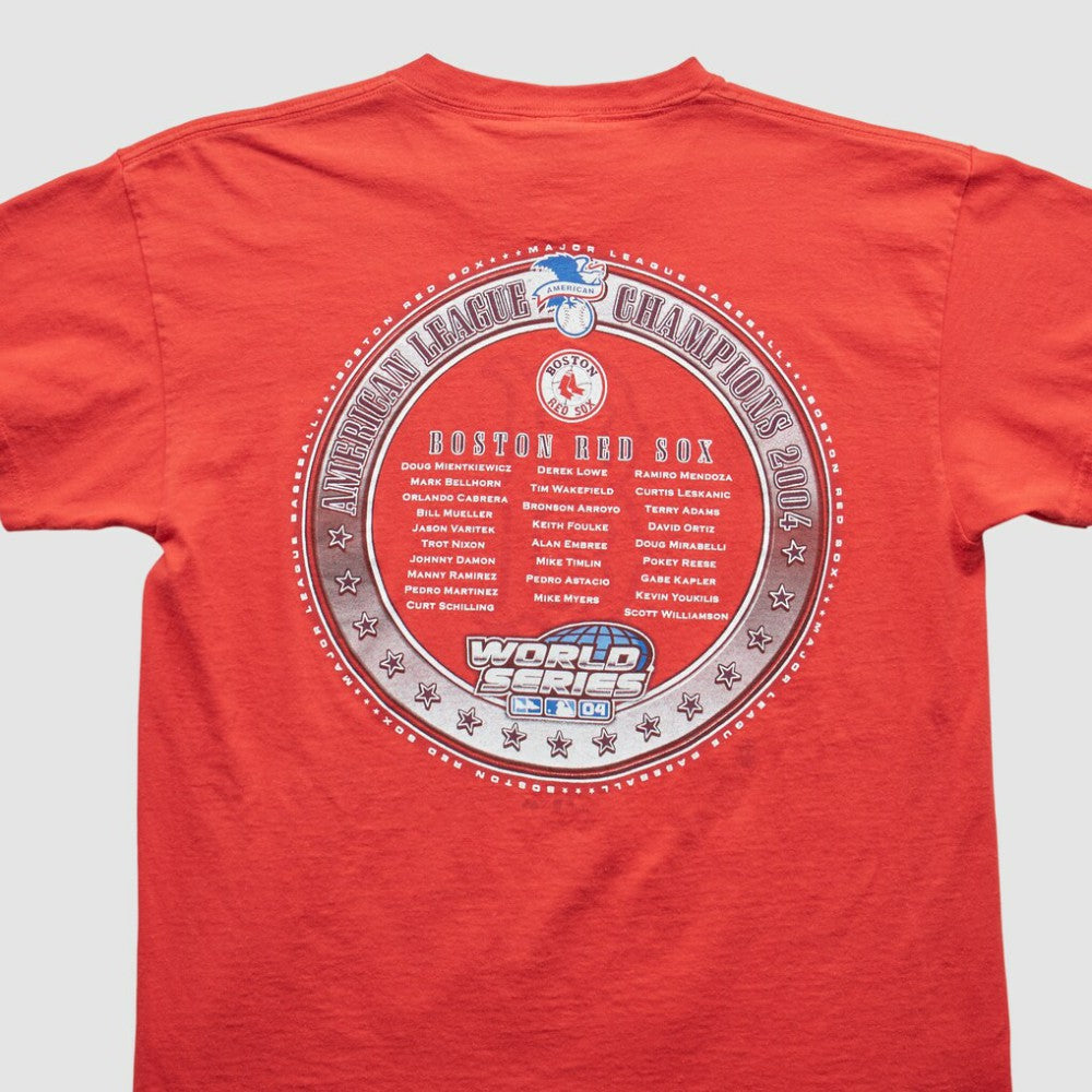 Boston Red Sox 2004 T-Shirt - Red - Vintage T-shirts