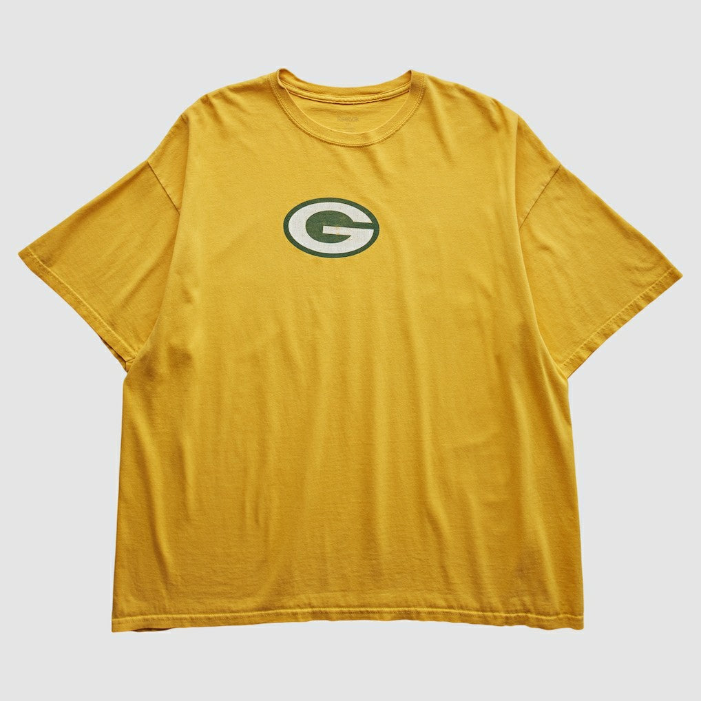 Green Bay Packers Reebok 2000s T-Shirt - Yellow T-shirts
