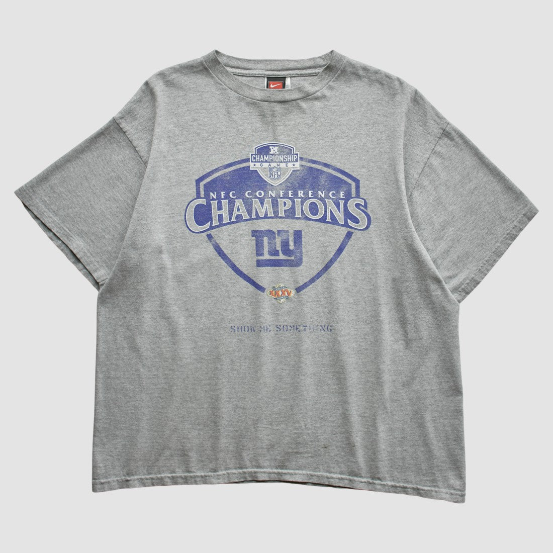 New York Giants 2000 T-Shirt - Gray T-shirts