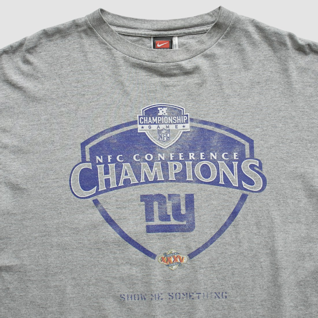 New York Giants 2000 T-Shirt - Gray T-shirts